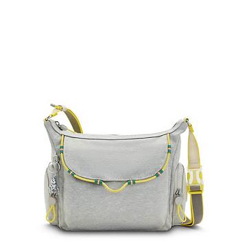 Torba Crossbody Kipling Gabbie Small Srebrne | PL 2087JP